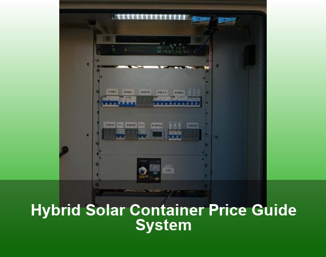 Hybrid Solar Container Price Guide System